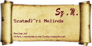 Szatmári Melinda névjegykártya
